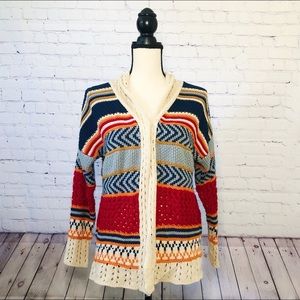 LoveMarks Patterned Chunky sweater Size Small